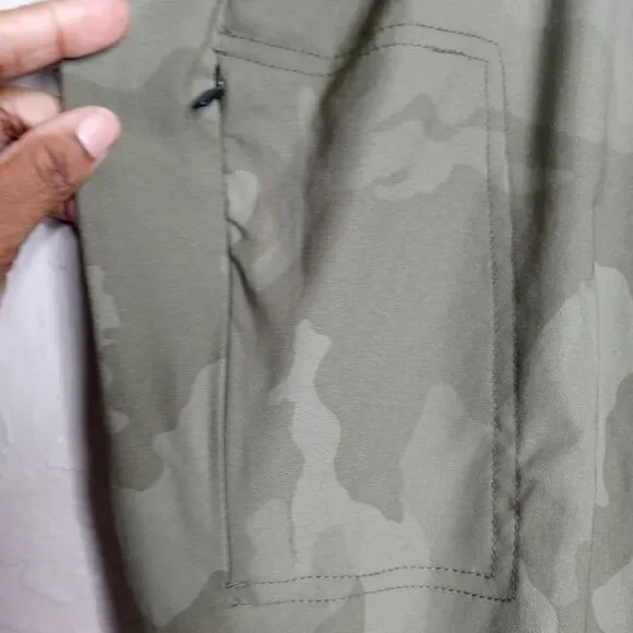 Prana Halle Straight Pants Plus II in Sage Camo - Picture 9 of 11